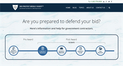 Desktop Screenshot of bidprotestweekly.com